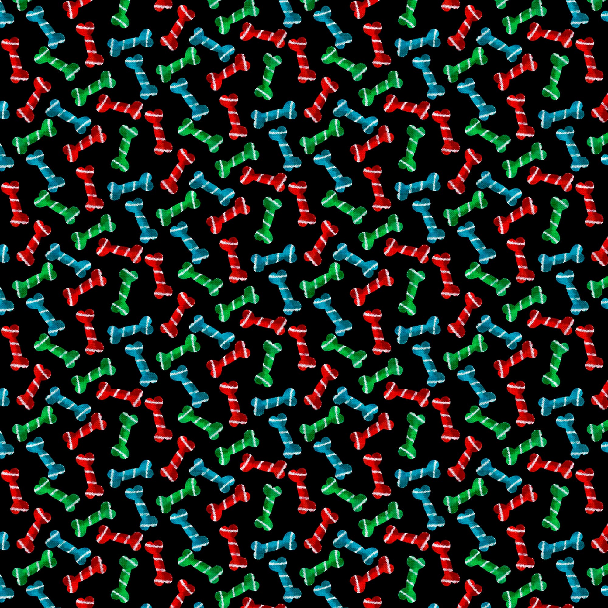 Fabric Editions Dog Bones Cotton Fabric